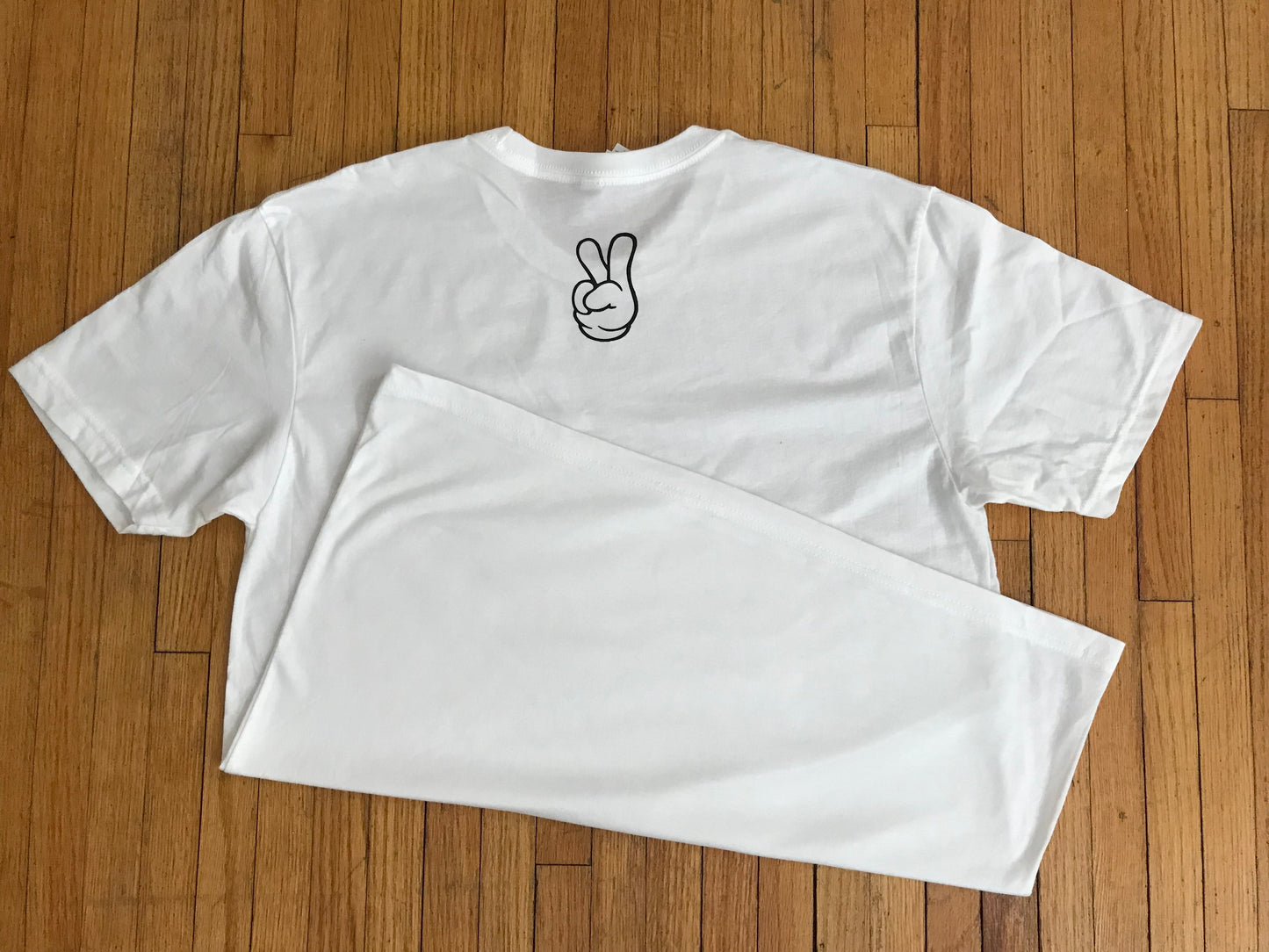 Yo raps white tee