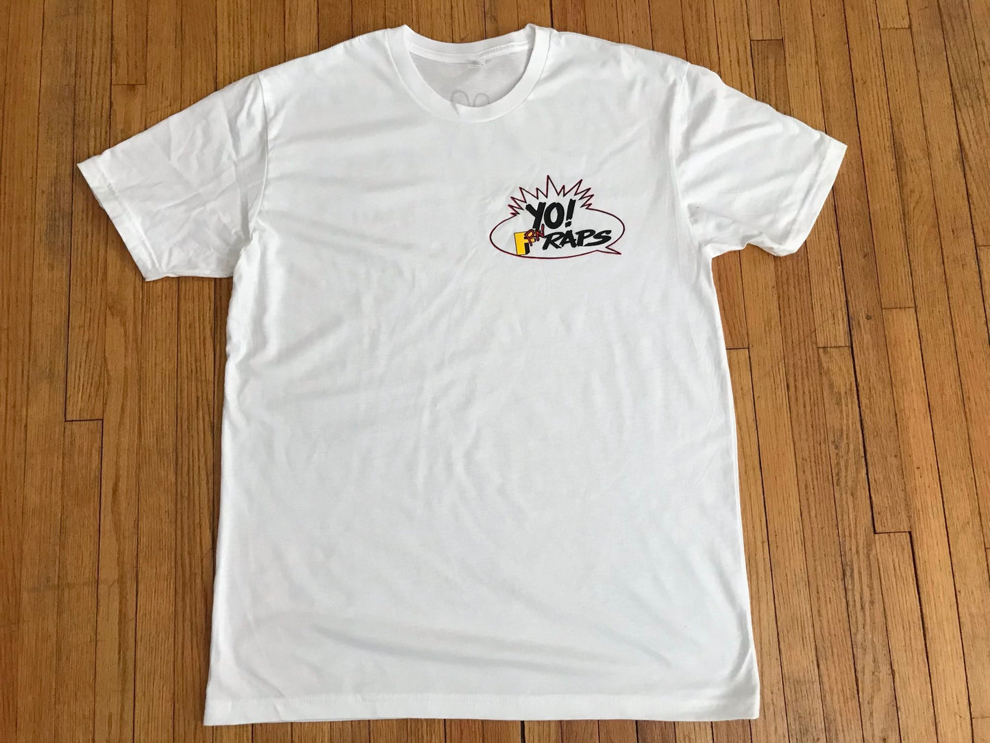 Yo raps white tee